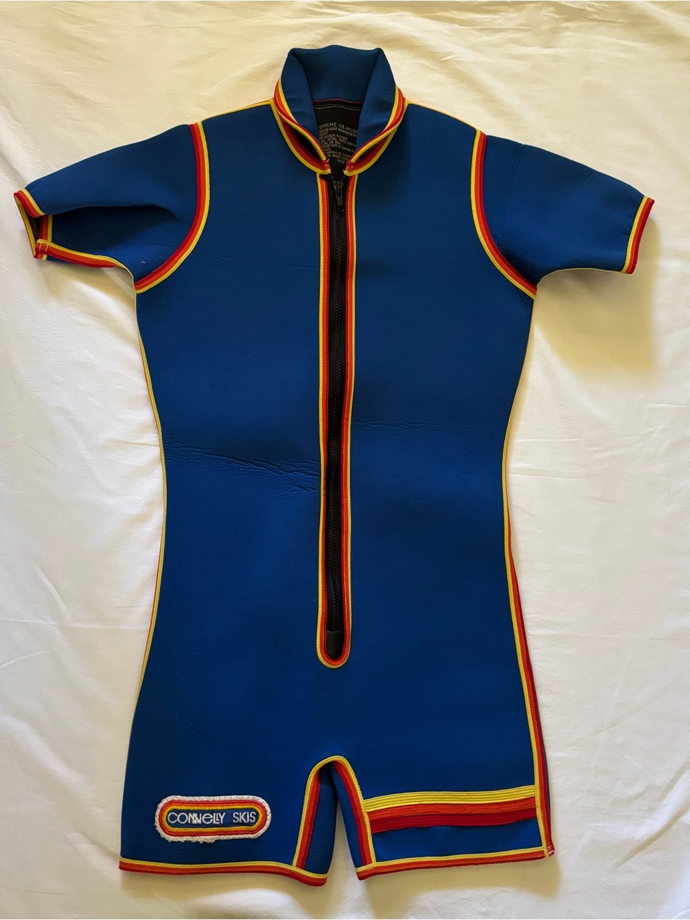 VTG Connelly Ski's S Neoproene Watersport Shorty Wetsuit Rainbow Embroidery Logo